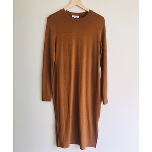 Long sleeve sweater dress!